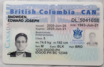 Premium British Columbia Canada Fake IDs with Holograms & UV Security