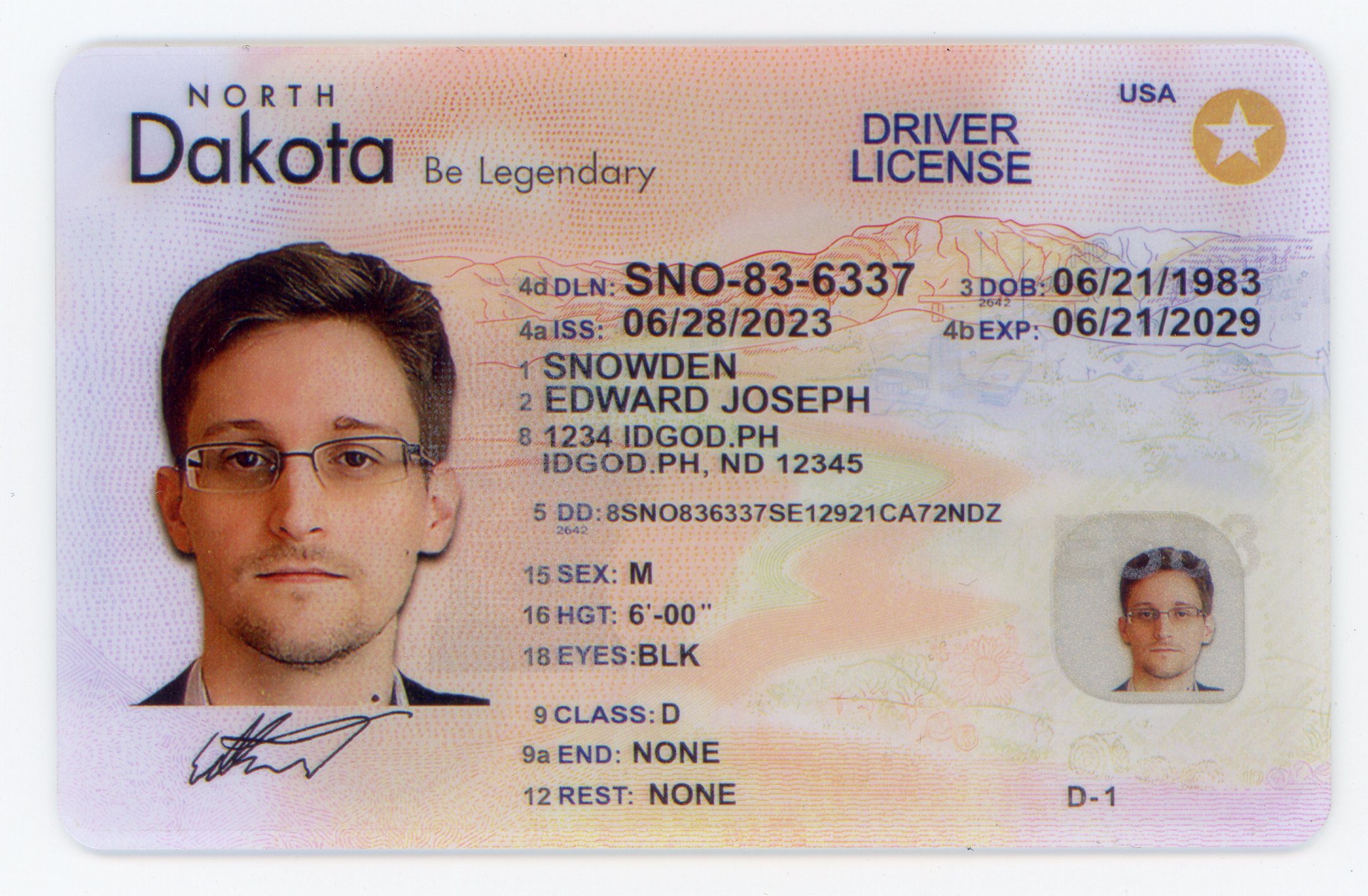Premium North Dakota Fake IDs with Holograms & UV Security