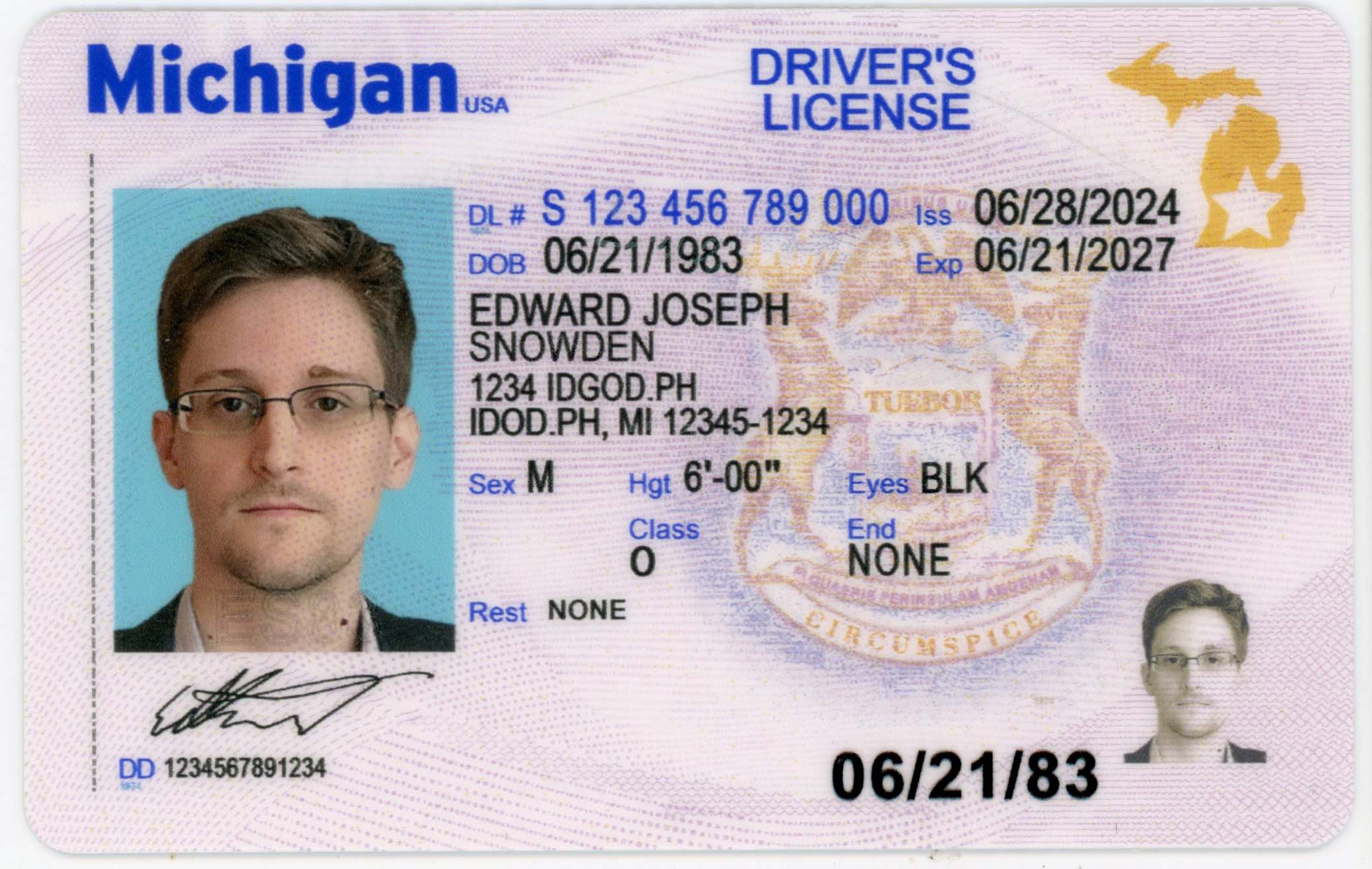 Premium Michigan Fake IDs with Holograms & UV Security